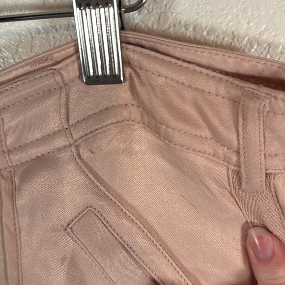 Anthropologie Wide Leg cargo  Pants in Blush Pink - Picture 4 of 11